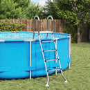 vidaXL Föld feletti medence létra 195 x 150 cm 4-lépcsős