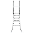 vidaXL Föld feletti medence létra 224 x 175 cm 5-lépcsős