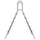 vidaXL Föld feletti medence létra 224 x 175 cm 5-lépcsős