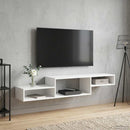 vidaXL Falsítható TV Szekrény Falra szerelhető Fehér 150 x 28 x 26 cm