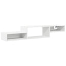 vidaXL Falsítható TV Szekrény Falra szerelhető Fehér 150 x 28 x 26 cm