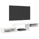 vidaXL Falsítható TV Szekrény Falra szerelhető Fehér 150 x 28 x 26 cm