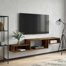 vidaXL Falsítható TV Szekrény Falra szerelhető Füstös Tölgy