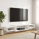 vidaXL Falsítható TV Szekrény Falra szerelhető Fehér 140 x 28 x 21 cm