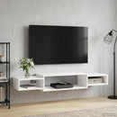 vidaXL Falsítható TV Szekrény Falra szerelhető Fehér 140 x 28 x 21 cm