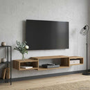 vidaXL Falsítható TV Szekrény Falra szerelhető Kézműves Tölgy