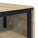 vidaXL Étkezőasztal 122 x 80 x 76,5 cm Szerelt Fa Sonoma Tölgy
