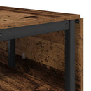 vidaXL Étkezőasztal 122 x 80 x 76,5 cm Szerelt Fa Antik Fa