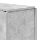 vidaXL Étkezőasztal 138 x 70 x 73,5 cm Szerelt Fa Betonszürke