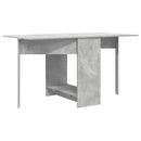 vidaXL Étkezőasztal 138 x 70 x 73,5 cm Szerelt Fa Betonszürke