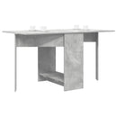 vidaXL Étkezőasztal 138 x 70 x 73,5 cm Szerelt Fa Betonszürke