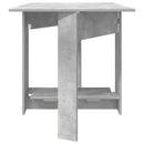 vidaXL Étkezőasztal 138 x 70 x 73,5 cm Szerelt Fa Betonszürke