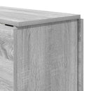 vidaXL Étkezőasztal 138 x 70 x 73,5 cm Szerelt Fa Szürke Sonoma