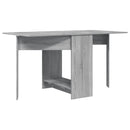 vidaXL Étkezőasztal 138 x 70 x 73,5 cm Szerelt Fa Szürke Sonoma
