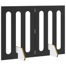 vidaXL Hajtható állatkerítés 2 pcs Fekete Tölgy 100,5 x 38 x 70 cm