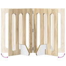 vidaXL Hajtható állatkerítés 4 pcs Sonoma tölgy 201 x 38 x 70 cm