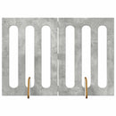 vidaXL Hajtható állatkerítés 2 pcs Beton Szürke 100,5 x 38 x 70 cm