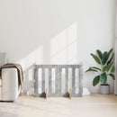 vidaXL Hajtható állatkerítés 4 db Betonszürke 201 x 38 x 70 cm
