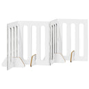 vidaXL Hajtható állatkerítés 4 pcs Beton Szürke 201 x 38 x 70 cm