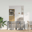 vidaXL Hajtható állatkerítés 4 pcs Szürke Sonoma 201 x 38 x 70 cm
