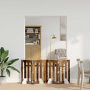 vidaXL Hajtható állatkerítés 4 db Tölgyfa 201 x 38 x 70 cm Szerelt Fa