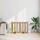 vidaXL Hajtható állatkerítés 4 pcs Kézműves Tölgy 201 x 38 x 70 cm