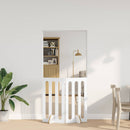 vidaXL Hajtható állatkerítés 2 pcs Fehér 100,5 x 38 x 90 cm Mérnöki fa