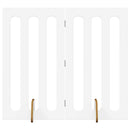 vidaXL Hajtható állatkerítés 2 pcs Fehér 100,5 x 38 x 90 cm Mérnöki fa
