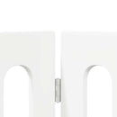 vidaXL Hajtható állatkerítés 4 pcs Fehér 201 x 38 x 90 cm Mérnöki fa