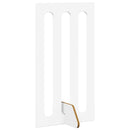 vidaXL Hajtható állatkerítés 4 pcs Fehér 201 x 38 x 90 cm Mérnöki fa