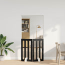 vidaXL Hajtható állatkerítés 2 db Fekete Tölgy 100,5 x 38 x 90 cm