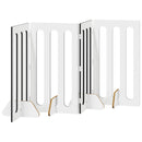 vidaXL Hajtható állatkerítés 4 pcs Fekete Tölgy 201 x 38 x 90 cm