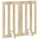 vidaXL Hajtható állatkerítés 2 pcs Sonoma tölgy 100,5 x 38 x 90 cm