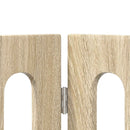 vidaXL Hajtható állatkerítés 4 pcs Sonoma tölgy 201 x 38 x 90 cm