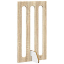 vidaXL Hajtható állatkerítés 4 db Sonoma Tölgy 201 x 38 x 90 cm