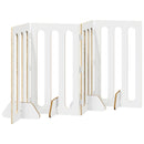 vidaXL Hajtható állatkerítés 4 pcs Sonoma tölgy 201 x 38 x 90 cm