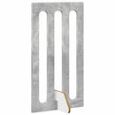 vidaXL Hajtható állatkerítés 4 pcs Beton Szürke 201 x 38 x 90 cm