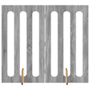 vidaXL Hajtható állatkerítés 2 pcs Szürke Sonoma 100,5 x 38 x 90 cm