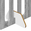 vidaXL Hajtható állatkerítés 4 pcs Szürke Sonoma 201 x 38 x 90 cm