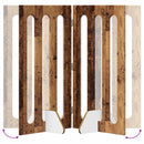 vidaXL Hajtható állatkerítés 2 pcs Tölgyfa 100,5 x 38 x 90 cm
