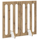 vidaXL Hajtható állatkerítés 2 pcs Kézműves Tölgy 100,5 x 38 x 90 cm