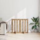 vidaXL Hajtható állatkerítés 4 pcs Kézműves Tölgy 201 x 38 x 90 cm