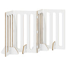 vidaXL Hajtható állatkerítés 4 pcs Kézműves Tölgy 201 x 38 x 90 cm