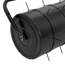 vidaXL Kerti fűgöngyölítő levegőztető bilincsekkel Ø 30 x 90 cm Acél