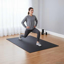 vidaXL Sportvédő matrac Fekete 183 x 122 x 0,6 cm Magas sűrűségű PVC