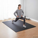 vidaXL Sportvédő matrac Fekete 213 x 152 x 0,6 cm Magas sűrűségű PVC
