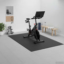 vidaXL Sportvédő matrac Fekete 243 x 152 x 0,6 cm Magas sűrűségű PVC
