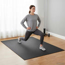 vidaXL Sportvédő matrac Fekete 243 x 152 x 0,6 cm Magas sűrűségű PVC