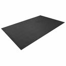 vidaXL Sportvédő matrac Fekete 243 x 152 x 0,6 cm Magas sűrűségű PVC