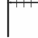 vidaXL Tüskés kerítés ASTEN 200 x 200 cm Porszórt acél Fekete